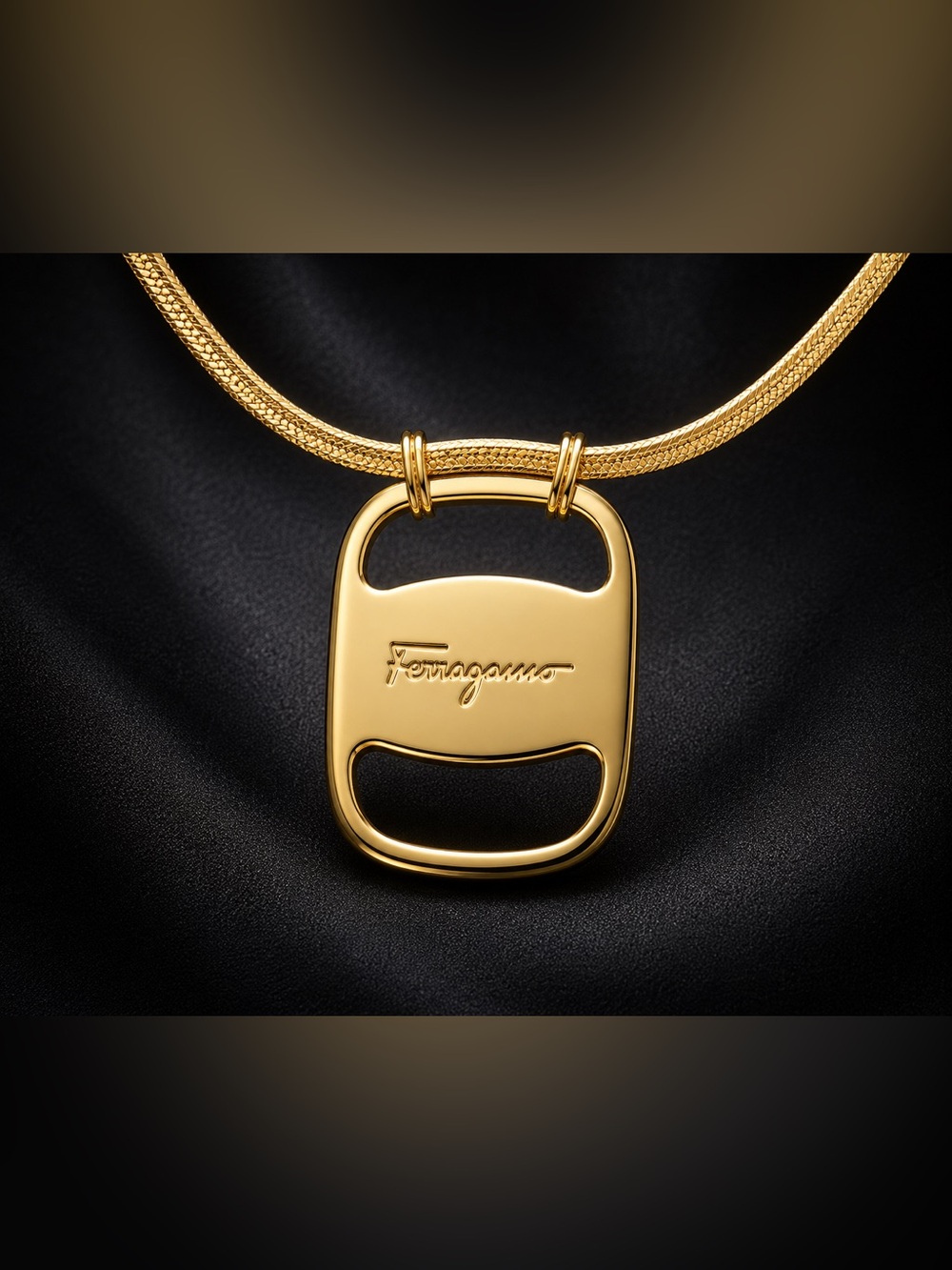 Unisex Vintage Salvatore Ferragamo Necklace - Picture 10 of 10